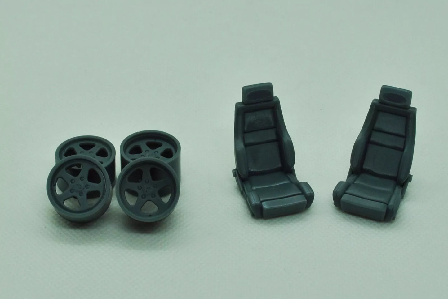 1/24 3D print Porsche RUF BTR II with wheels transkit for Fujimi Enthusiast