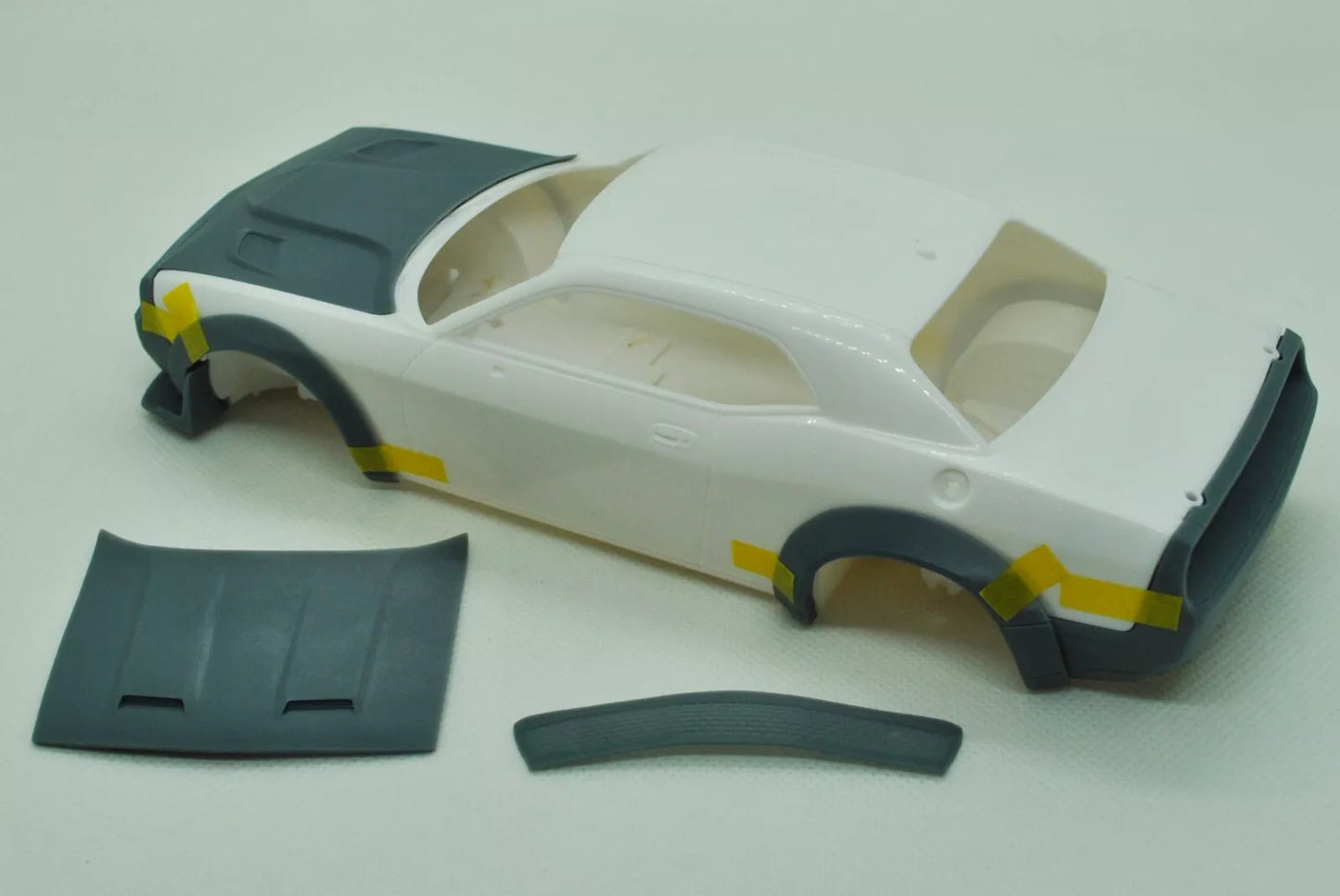 1/25 3D-Druck 2018 Dodge Challenger SRT Hellcat Widebody Transkit für AMT