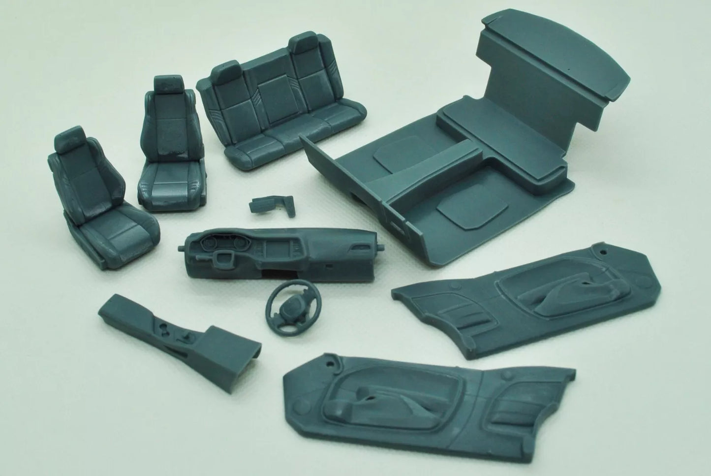 1/25 3D-Druck 2018 Transkit Dodge Challenger SRT Hellcat Interieur für AMT