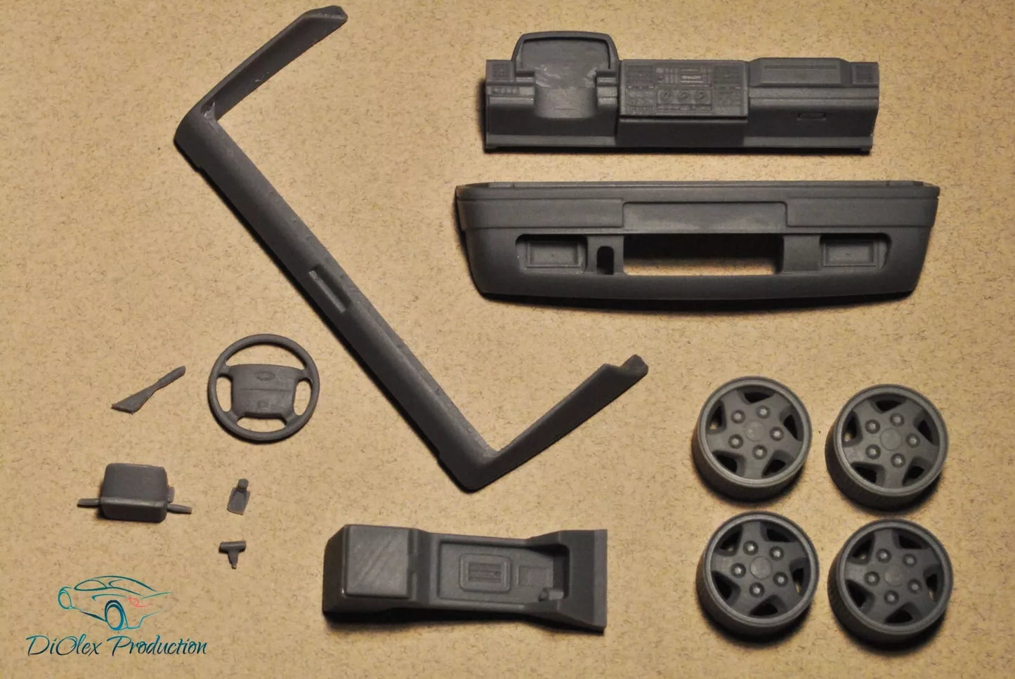 1/24 3D print Range Rover Vogue transkit for Aoshima