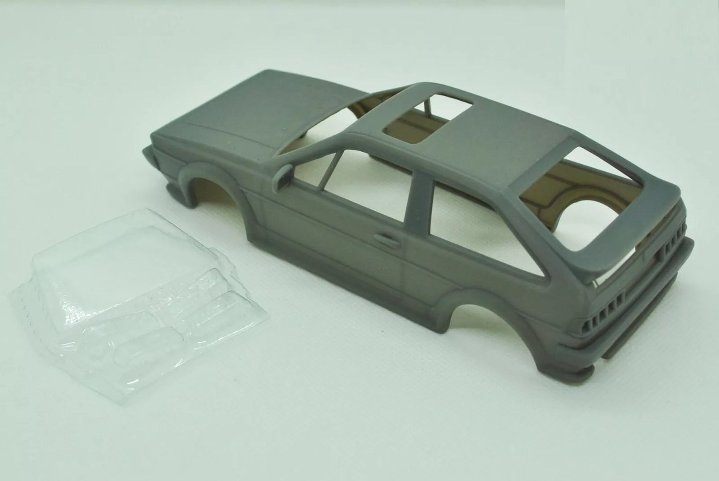 1/24 3D-Druckharz NICHT GEGOSSEN Karosserie-Transkit VW Scirocco Second Gen Transkit für Revell