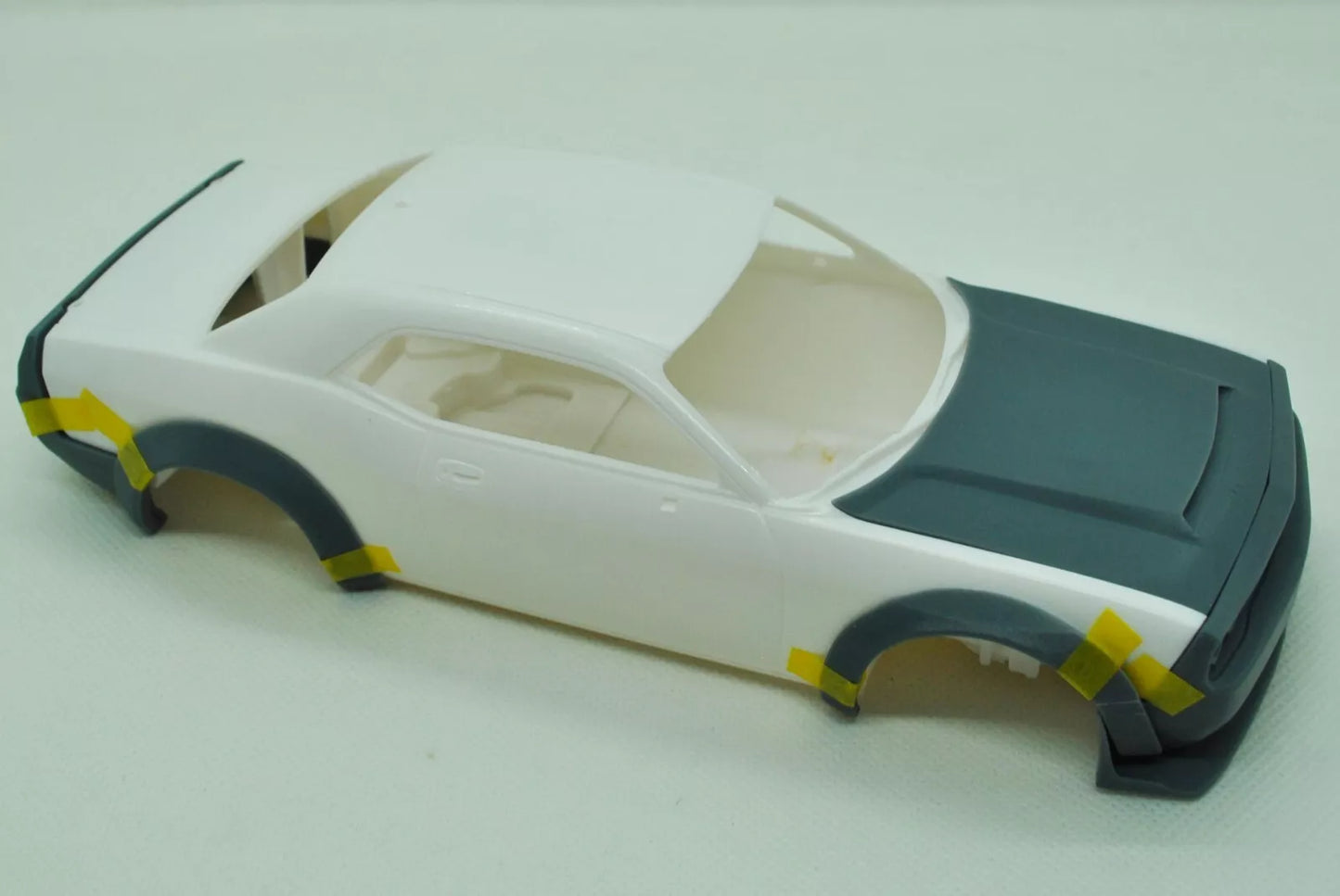 1/25 3D-Druck 2018 Dodge Challenger SRT Hellcat Demon Widebody Transkit für AMT