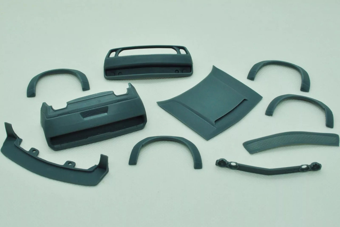 1/25 3D-Druck 2018 Dodge Challenger SRT Hellcat Demon Widebody Transkit für AMT