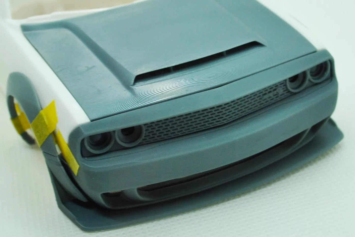 1/25 3D-Druck 2018 Dodge Challenger SRT Hellcat Demon Widebody Transkit für AMT