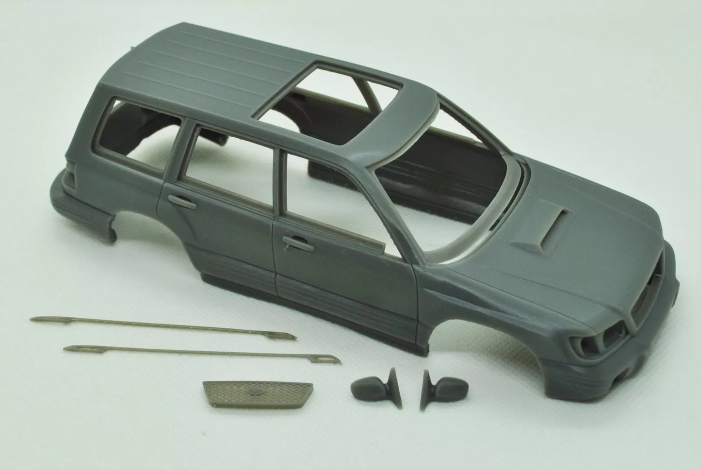 1/24 3D print resin body Subaru Forester 2000 transkit for Hasegawa