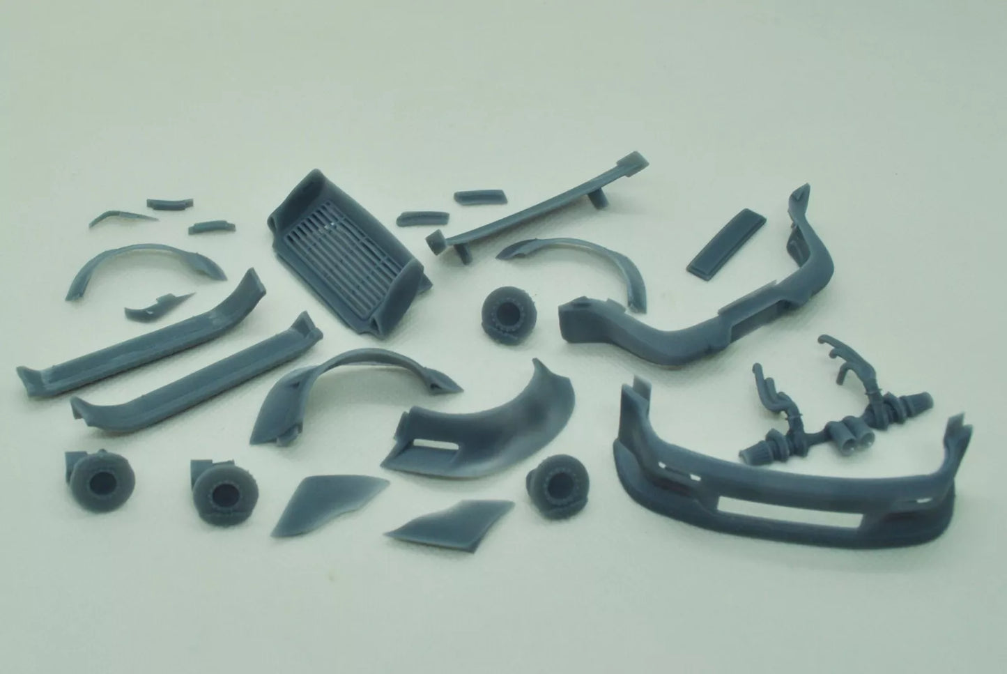 1/24 3D print Porsche 930/964 RWB Wide Body with wheels transkit for Tamiya