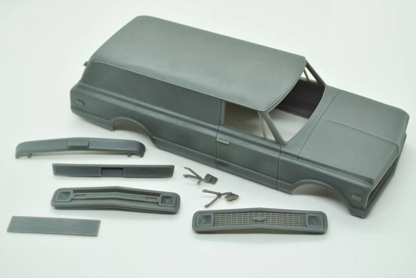 1/25 3D-Druckharz, NICHT GEGOSSEN, Bausatz Chevrolet Panel Truck 1970