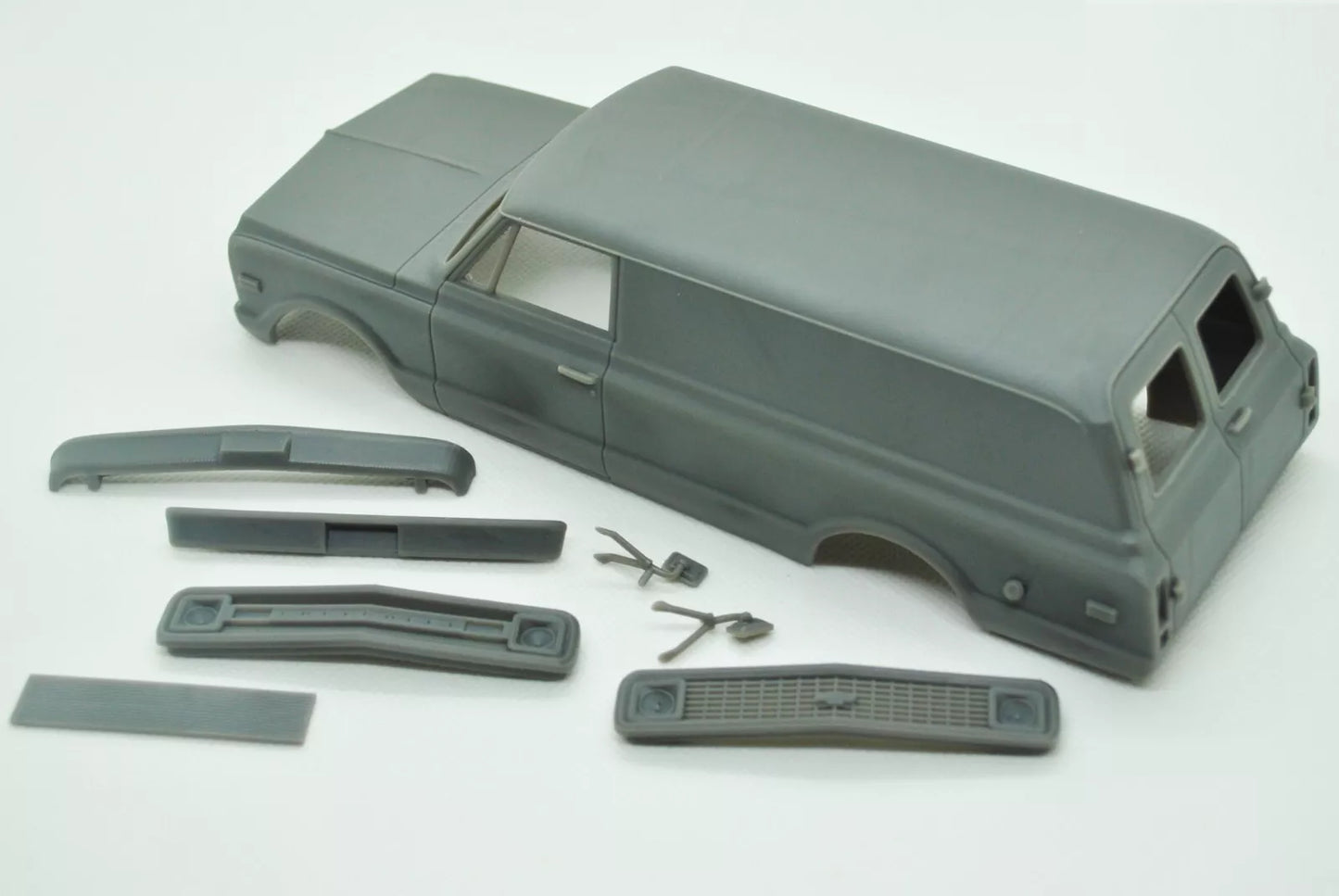 1/25 3D-Druckharz, NICHT GEGOSSEN, Bausatz Chevrolet Panel Truck 1970