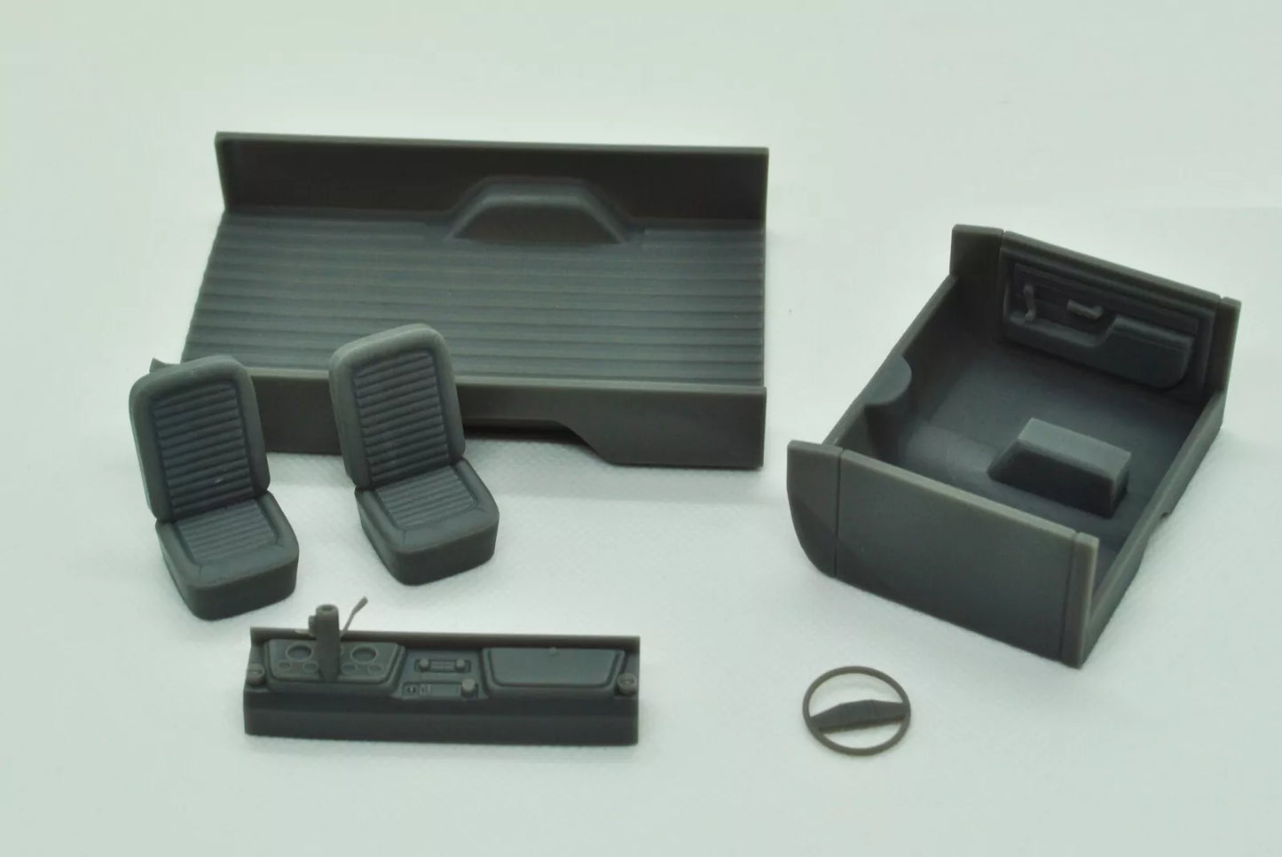 1/25 3D-Druckharz, NICHT GEGOSSEN, Bausatz Chevrolet Panel Truck 1970
