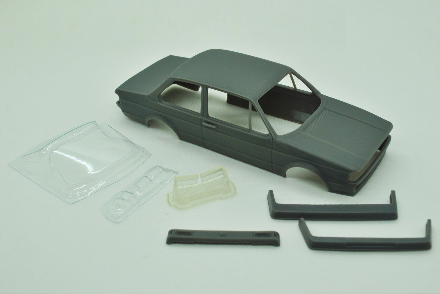 1/24 3D print resin body VW Jetta MK1 2door transkit for Revell