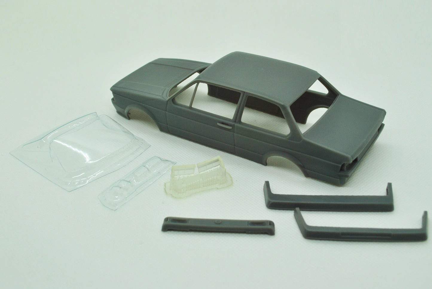 1/24 3D print resin body VW Jetta MK1 2door transkit for Revell
