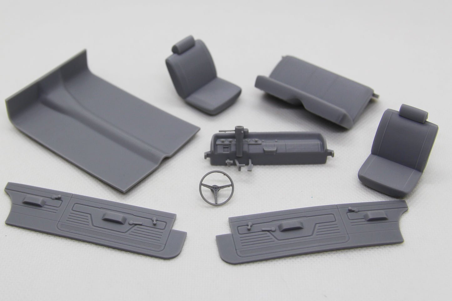 1/25 3D print resin kit AMC Hurst SC/Rambler 1969 full set with engine decals