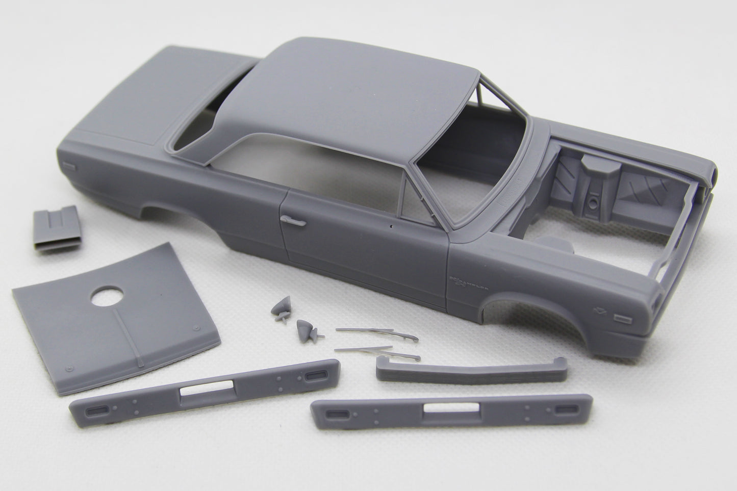 1/25 3D print resin kit AMC Hurst SC/Rambler 1969 full set with engine decals