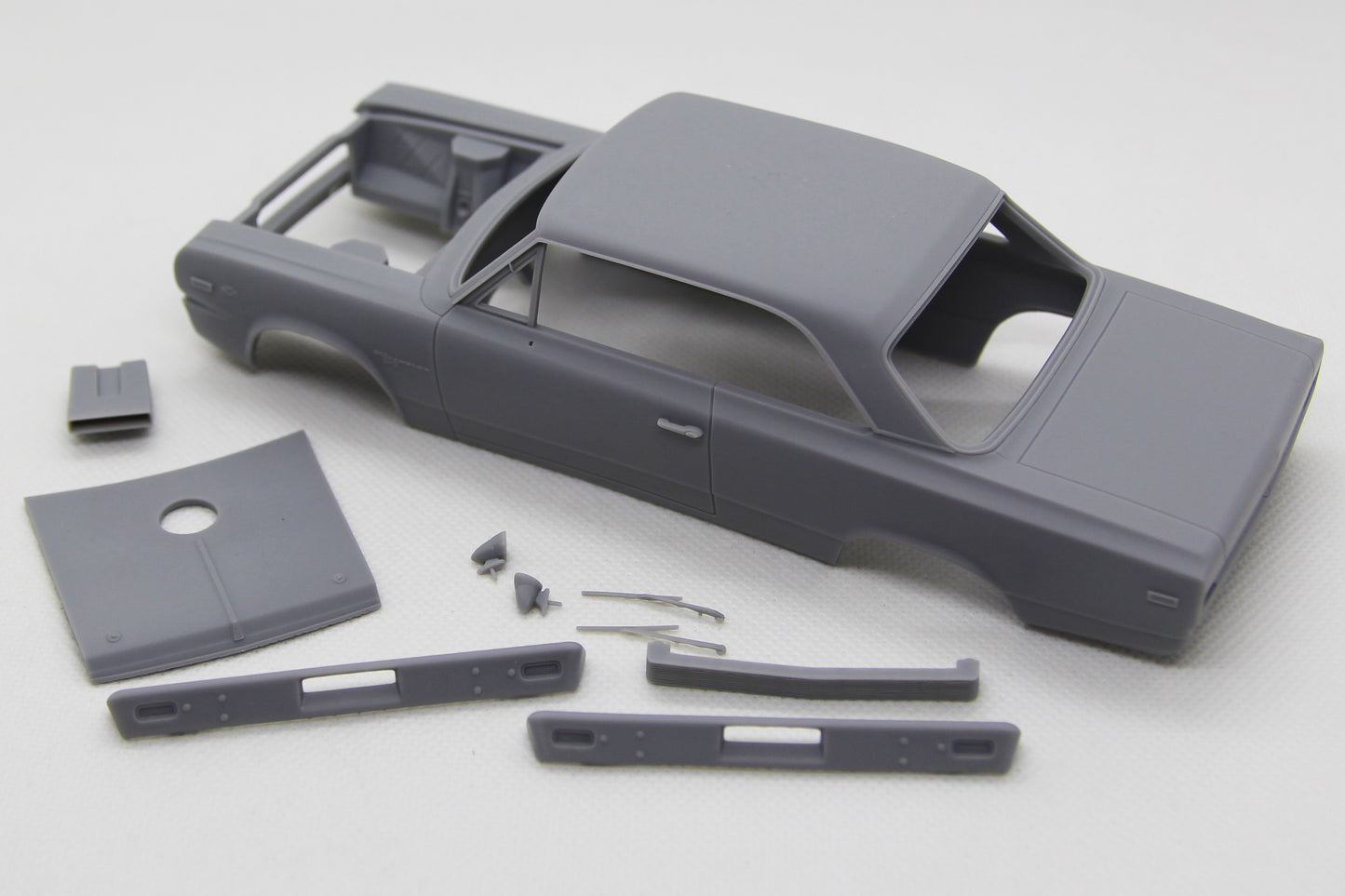 1/25 3D print resin kit AMC Hurst SC/Rambler 1969 full set with engine decals