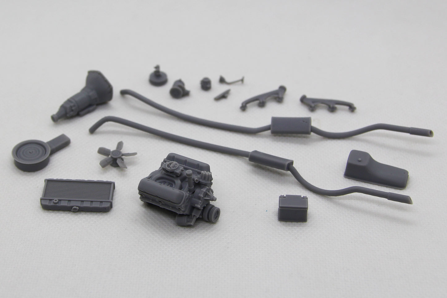 1/25 3D print resin kit AMC Hurst SC/Rambler 1969 full set with engine decals