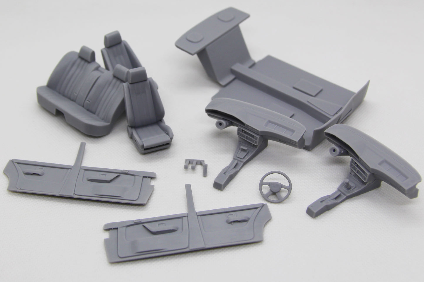 1/24 3D print resin kit Alpina B9/B10 (BMW E28) with black decals