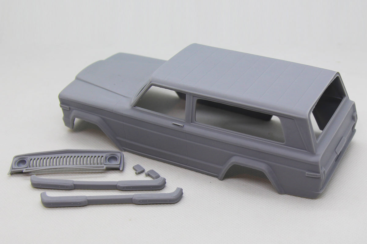1/24 3D print 1977 Jeep Grand Cherokee transkit for Revell