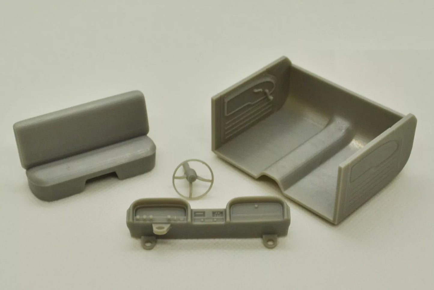 1/25 3D-Druckharz, NICHT GEGOSSEN, Bausatz Chevrolet C60 1961 Truck