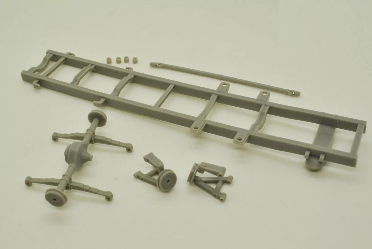 1/25 3D-Druckharz, NICHT GEGOSSEN, Bausatz Chevrolet C60 1961 Truck