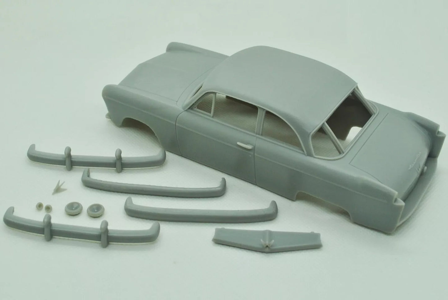 1/25 3D-Druckharz, NICHT GEGOSSEN, Bausatz Willys Aero 1952