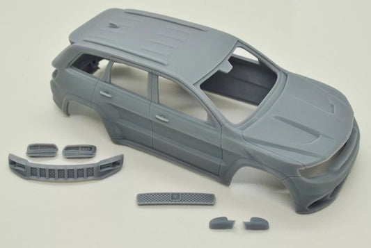 1/25 3D-Druckharz, NICHT GEGOSSEN, Bausatz Jeep Grand Cherokee Trackhawk