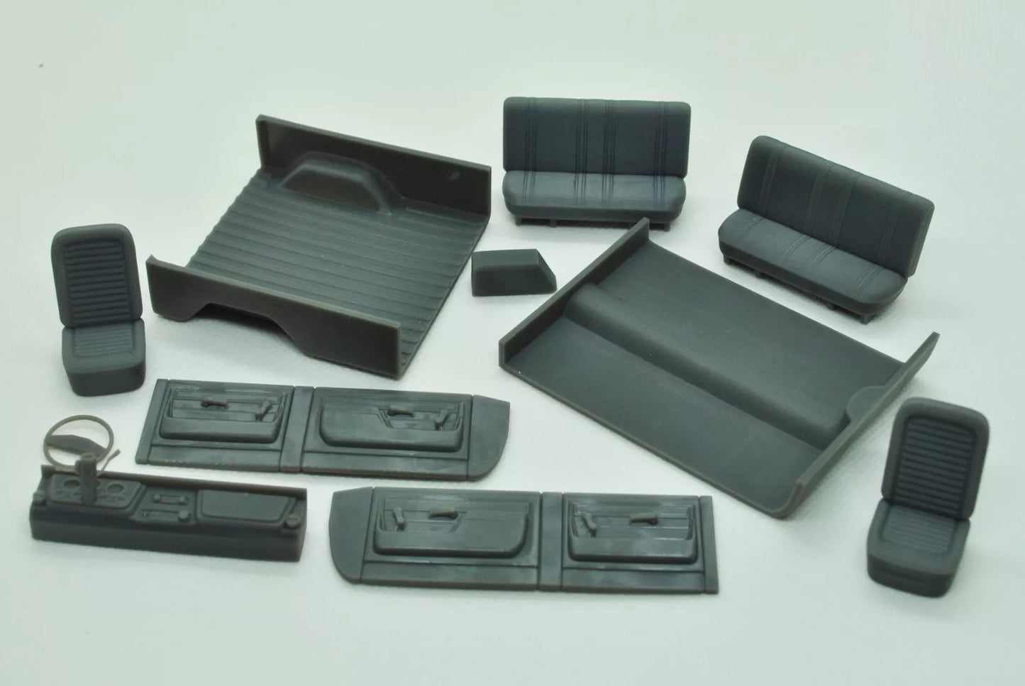 1/25 3D-Druckharz, NICHT GEGOSSEN, Bausatz GMC Suburban 1972
