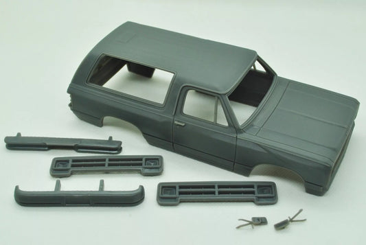1/25 3D-Druckharz, NICHT GEGOSSEN, Bausatz Dodge Ramcharger 1987