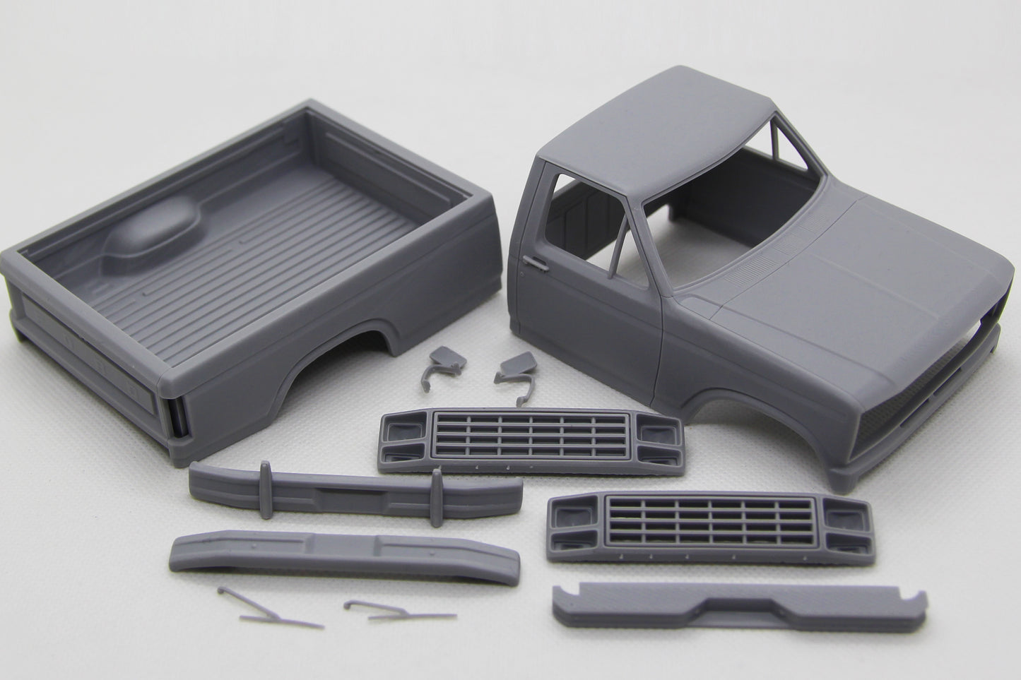 1/25 3D print resin kit Ford F-150 Single Cab  Long Bed 1980