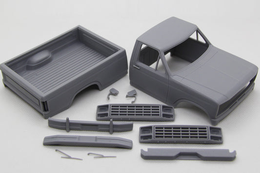 1/25 3D print resin kit Ford F-150 Single Cab  Long Bed 1980