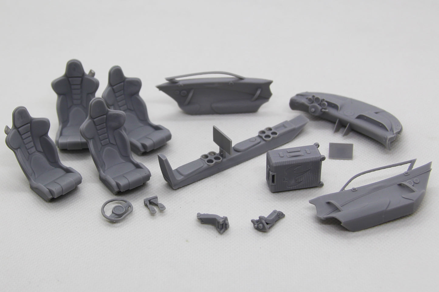 1/24 3D-Druck-Harzbausatz Vector W8 Twinturbo